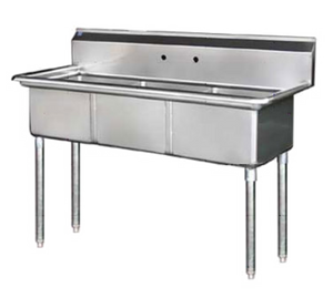 BS3-24-14/N | 78' | Sink, (3) Three Compartment BS3-24-14/N | 78' | Sink, (3) Three Compartment
