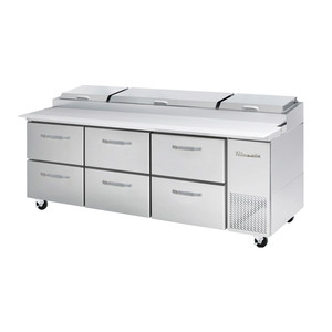BAPP93-D6-HC | 93' | Refrigerated Counter, Pizza Prep Table BAPP93-D6-HC | 93' | Refrigerated Counter, Pizza Prep Table