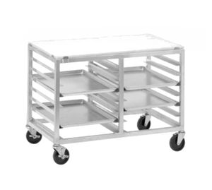 DS2410/P | 40' | Pan Rack with Work Top, Mobile