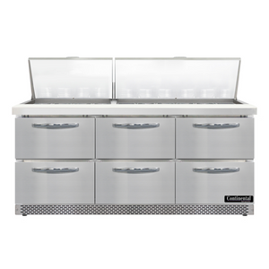D72N30M-FB-D | 72' | Refrigerated Counter, Mega Top Sandwich / Salad Unit D72N30M-FB-D | 72' | Refrigerated Counter, Mega Top Sandwich / Salad Unit