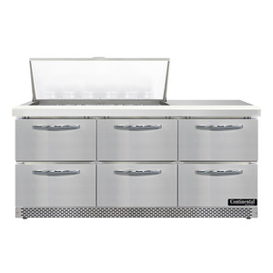 SW72N18M-FB-D | 72' | Refrigerated Counter, Mega Top Sandwich / Salad Unit SW72N18M-FB-D | 72' | Refrigerated Counter, Mega Top Sandwich / Salad Unit