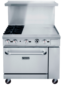 DCR36-2B24GM | 38' | Range, 36 Restaurant, Gas