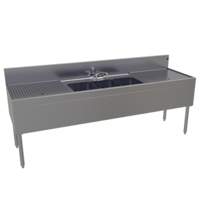 TSB-84-S | 84' | Underbar Sink Units TSB-84-S | 84' | Underbar Sink Units