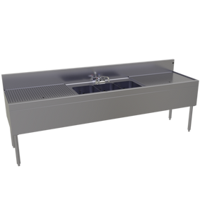TSB-96-S | 96' | Underbar Sink Units TSB-96-S | 96' | Underbar Sink Units