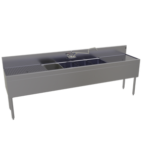 FSA-96-S | 96' | Underbar Sink Units FSA-96-S | 96' | Underbar Sink Units