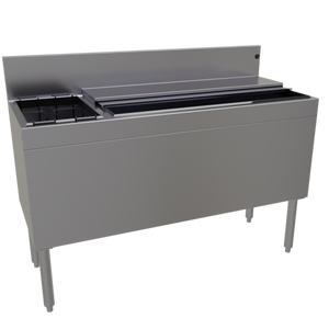 CBA-48L-CP10-ED | 48' | Underbar Ice Bin/Cocktail Station, Bottle Well Bin CBA-48L-CP10-ED | 48' | Underbar Ice Bin/Cocktail Station, Bottle Well Bin