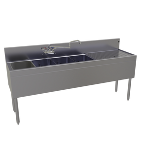 FSA-72L-S | 72' | Underbar Sink Units FSA-72L-S | 72' | Underbar Sink Units