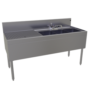 TSB-60R-S | 60' | Underbar Sink Units TSB-60R-S | 60' | Underbar Sink Units