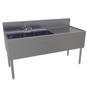 TSB-60L-S | 60' | Underbar Sink Units TSB-60L-S | 60' | Underbar Sink Units