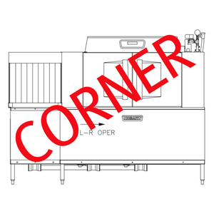 CLCS86EN-EGR+BUILDUP | 86' | Dishwasher, Conveyor Type CLCS86EN-EGR+BUILDUP | 86' | Dishwasher, Conveyor Type