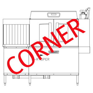 CLCS76EN-EGR+BUILDUP | 76' | Dishwasher, Conveyor Type CLCS76EN-EGR+BUILDUP | 76' | Dishwasher, Conveyor Type