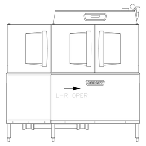 CLPS66EN-ADV+BUILDUP | 66' | Dishwasher, Conveyor Type CLPS66EN-ADV+BUILDUP | 66' | Dishwasher, Conveyor Type