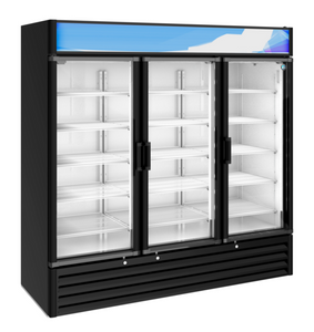 RM-65-HC-BLK | 78' | Refrigerator, Merchandiser
