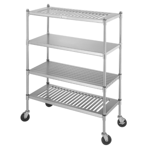 BL-7224-5L | 72' | Shelving Unit, Louvered Slotted BL-7224-5L | 72' | Shelving Unit, Louvered Slotted