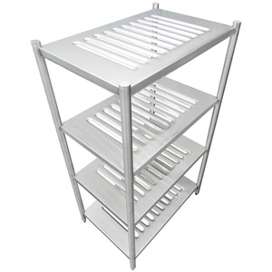 SSS-5418-4L | 54' | Shelving Unit, Louvered Slotted SSS-5418-4L | 54' | Shelving Unit, Louvered Slotted
