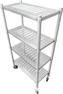 ES-4218-4L | 42' | Shelving Unit, Louvered Slotted ES-4218-4L | 42' | Shelving Unit, Louvered Slotted