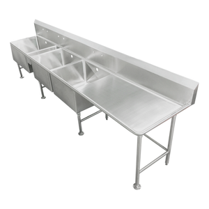 SCS-34-1620-30R | 83' | Sink, (3) Three Compartment