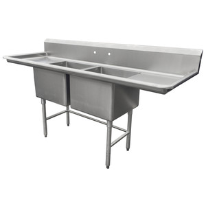 SCS-24-2424-36RL | 124' | Sink, (2) Two Compartment SCS-24-2424-36RL | 124' | Sink, (2) Two Compartment