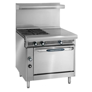 IHR-2-1HT-M | 36' | Range, 36 Heavy Duty, Gas