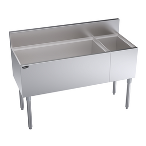 KR19-M48L | 48' | Underbar Ice Bin/Cocktail Station, Bottle Well Bin
