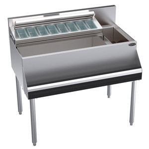 KR24-MS38L-10 | 38' | Underbar Ice Bin/Cocktail Station, Bottle Well Bin KR24-MS38L-10 | 38' | Underbar Ice Bin/Cocktail Station, Bottle Well Bin
