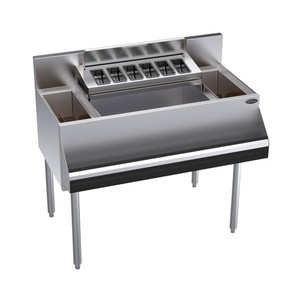 KR24-MS40C-10 | 40' | Underbar Ice Bin/Cocktail Station, Bottle Well Bin KR24-MS40C-10 | 40' | Underbar Ice Bin/Cocktail Station, Bottle Well Bin