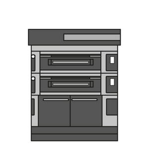 I1002P03 | 53' | Pizza Bake Oven, Deck-Type, Electric