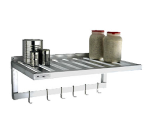 1122PR | 48' | Overshelf, Wall-Mounted with Pot Rack 1122PR | 48' | Overshelf, Wall-Mounted with Pot Rack