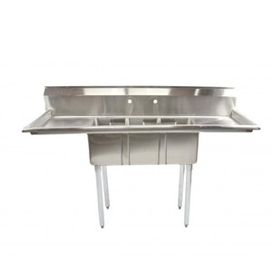 39764 | 62' | Sink, (3) Three Compartment 39764 | 62' | Sink, (3) Three Compartment