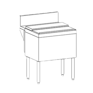 TSD18IC | 18' | Underbar Ice Bin/Cocktail Unit