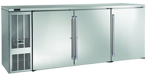 BBS84-SS-L-STK | 84' | Back Bar Cabinet, Refrigerated BBS84-SS-L-STK | 84' | Back Bar Cabinet, Refrigerated
