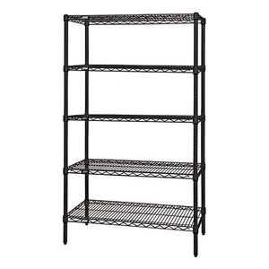 WR86-1860BK-5 | 60' | Shelving Unit, Wire WR86-1860BK-5 | 60' | Shelving Unit, Wire