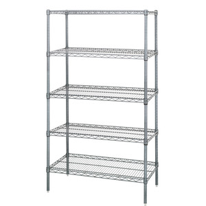 WR63-1848C-5 | 48' | Shelving Unit, Wire WR63-1848C-5 | 48' | Shelving Unit, Wire