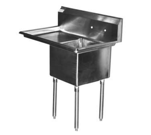 E1CWP1818L-18 | 38' | Sink, (1) One Compartment