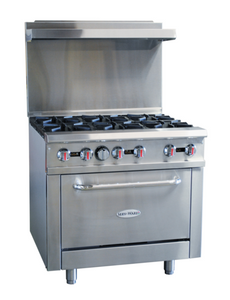 SGR-6B | 36' | Range, 36 Restaurant, Gas SGR-6B | 36' | Range, 36 Restaurant, Gas