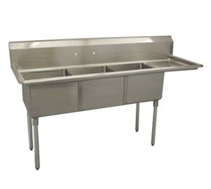 E3CWP1824R-18 | 74' | Sink, (3) Three Compartment E3CWP1824R-18 | 74' | Sink, (3) Three Compartment
