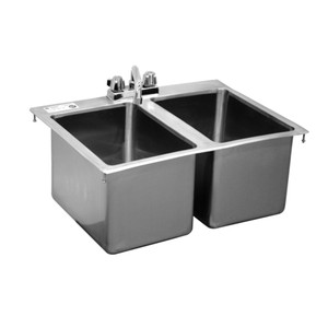 DIS-2C1416-CWP | 30' | Sink, Drop-In DIS-2C1416-CWP | 30' | Sink, Drop-In