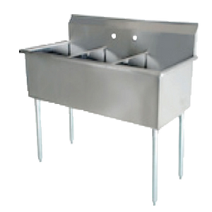 BS3-1818 | 57' | Sink, (3) Three Compartment BS3-1818 | 57' | Sink, (3) Three Compartment