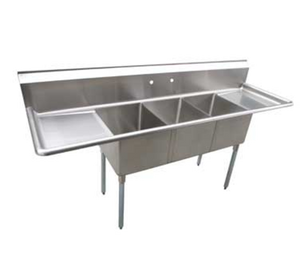 E3CWP18182-24 | 102' | Sink, (3) Three Compartment E3CWP18182-24 | 102' | Sink, (3) Three Compartment