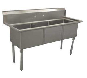 E3CWP1818 | 59' | Sink, (3) Three Compartment E3CWP1818 | 59' | Sink, (3) Three Compartment