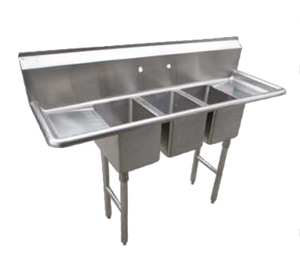 CS3CWP1410218 | 70' | Sink, (3) Three Compartment CS3CWP1410218 | 70' | Sink, (3) Three Compartment