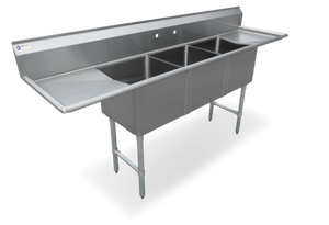 SWS3C101410-10LR-318 | 19' | Sink, (3) Three Compartment SWS3C101410-10LR-318 | 19' | Sink, (3) Three Compartment