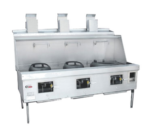 YF-3-SS | 86' | Range, Wok, Gas YF-3-SS | 86' | Range, Wok, Gas