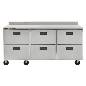CLUC-72R-DW-WT | 72' | Refrigerated Counter, Work Top CLUC-72R-DW-WT | 72' | Refrigerated Counter, Work Top