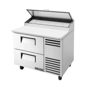 TPP-AT-44D-2-HC | 44' | Refrigerated Counter, Pizza Prep Table TPP-AT-44D-2-HC | 44' | Refrigerated Counter, Pizza Prep Table