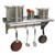PS-15-108 | 108' | Overshelf, Wall-Mounted with Pot Rack PS-15-108 | 108' | Overshelf, Wall-Mounted with Pot Rack