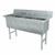 FC-3-2424-X | 77' | Sink, (3) Three Compartment