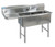 BKS6-2-24-14-24LS | 76' | Sink, (2) Two Compartment