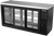 BB72HC-1-GS-F-PT-B-27 | 72' | Back Bar Cabinet, Refrigerated, Pass-Thru