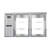 BB59SNSSGDPT | 59' | Back Bar Cabinet, Refrigerated, Pass-Thru